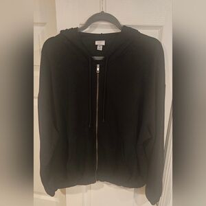 A New Day Black Zip-Up Hoodie